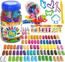 96 vnt. Plasticine Senso Plasticine Foam Clay Porolono rinkinys XXL