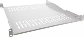 InLine® 19'' lentyna, 550mm, 50kg, 1U, RAL 7035 pilka