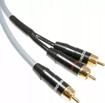 Melodika Melodika MDSWY120G Y tipo žemųjų dažnių garsiakalbio laidas (RCA-2xRCA) Gunmetal - 12m