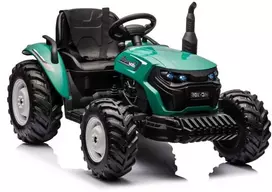 Lean Cars Akumuliatorinis traktorius HC-306 Tamsiai žalias 24V