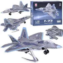 Jokomisiada Konstrukcijos kaladėlių rinkinys reaktyviniam lėktuvui F-22, modelis 1:100 ZA5027