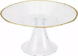Home Styling Collection Stiklinė tortinė su aukštu padu, 15,5 cm, auksinė