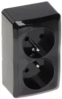 LIZDAS MONTUOJAMAS ANT PAVIRŠIAUS DVIGUBAS BERG/3743-09/EPN 250 V 16 A Elektro-Plast