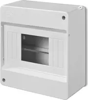 Elektro Plast Nasielsk 2306-00 Moduliniai skirstomieji įrenginiai 1x6 paviršiniai IP20 MINI S-6 (PE+N) 2306-00
