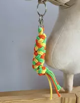 Super Hobby Horse Hobbyhorse pavadėlis dvigubas – geltonas/šviesiai žalias/oranžinis