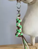 Super Hobby Horse Pavadėlis hobi arkliukui, šviesiai žalias/rudas/šviesiai smėlinis