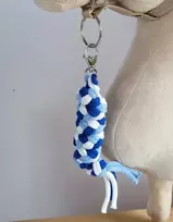 Super Hobby Horse Pavadėlis hobi arkliukui dvigubas – mėlynas/baltas