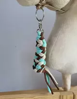 Super Hobby Horse Pavadėlis hobi arkliukui, dvigubas, šviesiai smėlinis/rudas/mėtinės spalvos