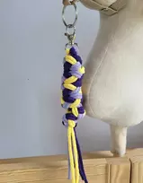 Super Hobby Horse Hobio arklio pavadis, dvigubas, violetinis/geltonas