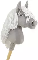 Super Hobby Horse Hobby Horse pilkas arkliukas ant lazdos Premium A4