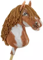 Super Hobby Horse Medinis hobio arkliukas rudas su karčiais