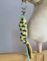 Super Hobby Horse Pavadėlis hobi arkliukui, dvigubas, geltonas/mentolinis/rudas