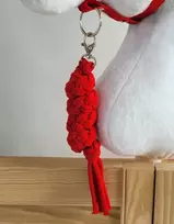 Super Hobby Horse Pavadėlis hobi arkliukui, raudonas, dviguba virvė