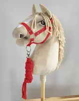 Super Hobby Horse Hobby Horse pavadėlis ir kantaras, raudonas