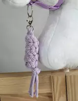 Super Hobby Horse Pavadėlis hobi arkliukui, dviguba virvė, violetinis