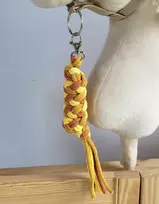 Super Hobby Horse Hobio žirgo pavadis, dvigubas, geltonas/garstyčių/terakotos