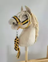 Super Hobby Horse Hobio arklio kantaras A3 su juodu kailiuku ir pavadžiu