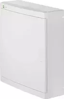 Elektro Plast Nasielsk 2425-00 Elegantiškas modulinis skirstomasis skydas 2x12 paviršiuje montuojamas IP40 N+PE baltos durys 2425-00