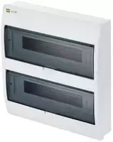 Elektro Plast Nasielsk 2407-01 Elegantiškas modulinis skirstomasis skydas 2x18 ant paviršiaus montuojamas IP40 2/36 N+PE 2407-01