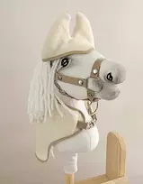 Super Hobby Horse Flisinis komplektas žirgeliui Hobby Horse A4–A5 kreminis