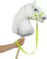 Super Hobby Horse Hobbyhorse pavadėlis iš juostinio diržo – neoninis žalias