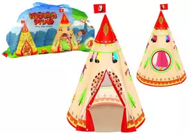Lean Toys Palapinė vaikams Tipi Indian Garden Style, 160 x 105 cm