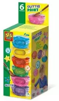 SES Creative – Poster Paint Glitter 6x45ml – (S00384)