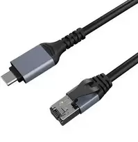 Extra Digital Interneto kabelis CAT6 UTP, USB Type-C - RJ45, 5m