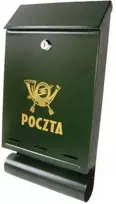Alyvuogių laiškų dėžutė su A-4T vamzdeliu