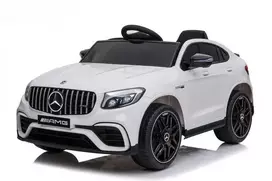 Vaikiškas elektromobilis MUKUTISRIDES Mercedes Benz GLC63S Coupe (baltas, vienvietis)