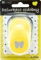 DP Craft dekoratyvinis 2,5 cm drugelis 4 (JCDZ-110-238)