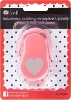 DP Craft dekoratyvinis perforatorius popieriui ir putplasčiui DPCRAFT 2,5 cm širdies raukinys Dalprint