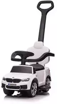 MUKUTISRIDES Paspiriama mašinėlė su rankena BMW M5 (baltas)