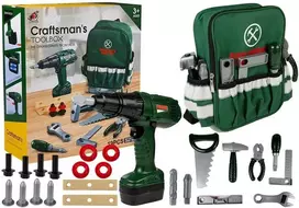 Lean Toys Vaikiškas gręžimo įrankių rinkinys su priedais
