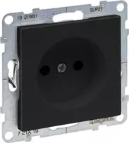 Legrand SUNO - 2P lizdas su sklende - 16 A - 250 V~ - varžtiniai gnybtai, Juoda - Legrand 721419 hep