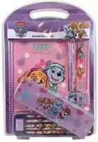 Spin Master Vaikams skirtas licencijavimo rinkinys – Rožinė rašymo priemonė su metaline dėžute – Paw Patrol (045606884)