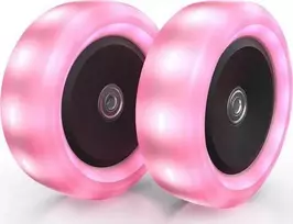 BERG Nexo ratai 120x40 mm su žibintais rožinės spalvos