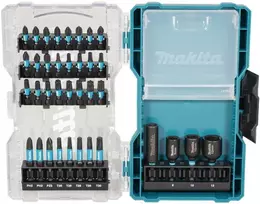Makita Sukimo antgalių rinkinys Impact Juodas, permatomoje dėžutėje (36 vnt) E-22925