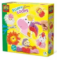 SES Creative – Pūkuotos kilpos – Minkšti verpalai – (S14010)