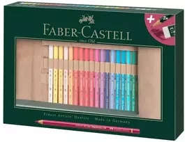 Spalvoti pieštukai Faber-Castell Polychromos, 30 vnt., ritinėlis (110030)
