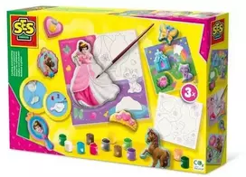 SES Creative – liejimas ir tapyba – princesės ir 3 drobės – (S01349)