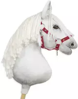 Super Hobby Horse Reguliuojamas kantaras hobi arkliukui, burgundinis