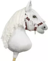Super Hobby Horse Reguliuojamas kantaras hobi arkliukui A3 – rudas