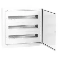 Elektro Plast 9.324 Moduliniai skirstomieji įrenginiai 3x24, įleidžiami, IP54 DARP-72, aliuminio durys, balta 9.324