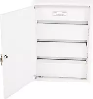 Alfako 3x20 modulinis skirstomasis skydas IP40 montuojamas ant paviršiaus su A-RZ13 užraktu