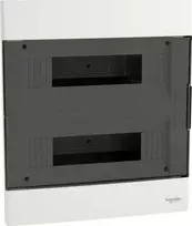 Schneider EZ9EUA212 2x12 įleidžiamas modulinis skirstomasis skydas IP40 Easy9 EZ9EU-2-12-PT-T skaidrus EZ9EUA212