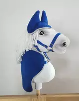 Super Hobby Horse Hobby Horse vilnonis komplektas su ausinėmis A4 ir A5 tamsiai mėlynas