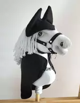 Super Hobby Horse Hobby Horse vilnonis komplektas su ausinėmis A4 ir A5 juodas
