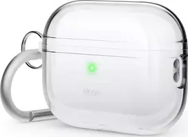 Elago Elago „AirPods Pro 2 Hang TPU Shell“ dėklas – skaidrus dėklas su karabinu, skirtas „AirPods Pro 2“.
