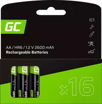 Green Cell Žalias Cell Akumuliatorius AA / R6 2600mAh 16 vnt.
